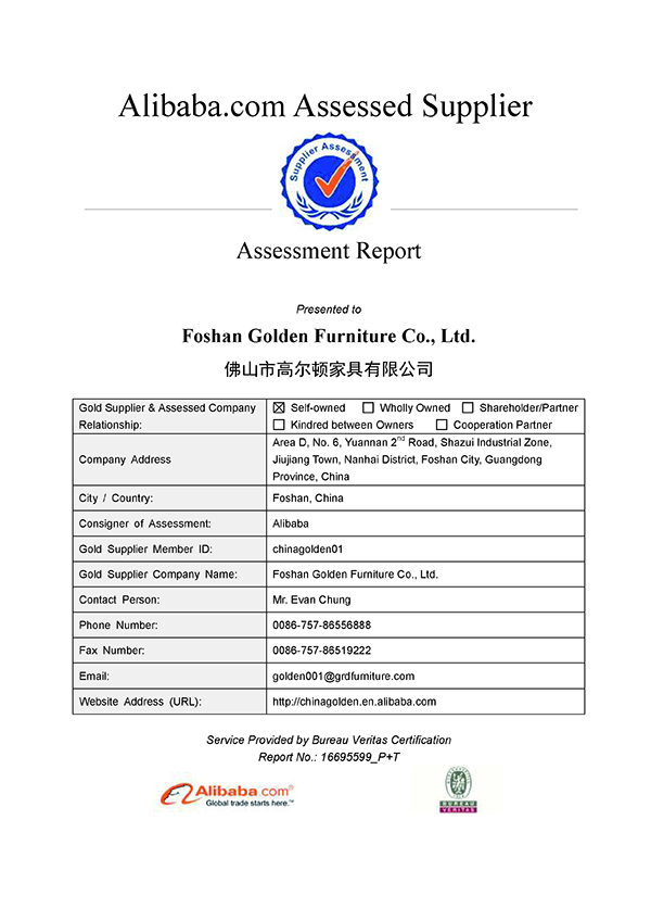 2017-6 Our company get the Alibaba BV Certification Report