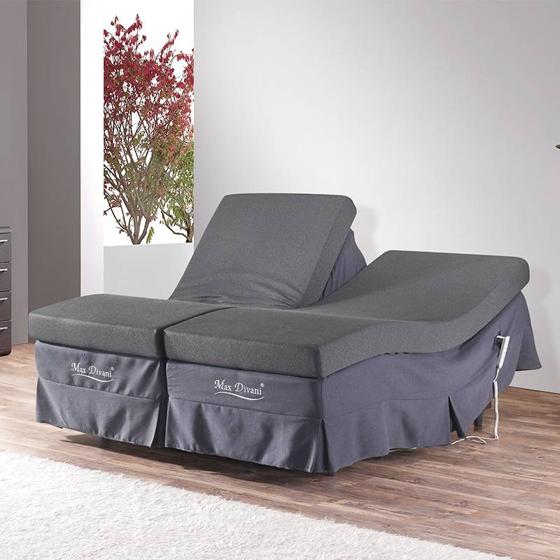 Electric Adjustable Bed  with Latex Memory Mattresses  F07#