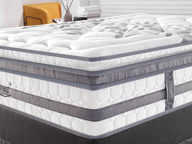 memory foam mattress topper on spring mattress
