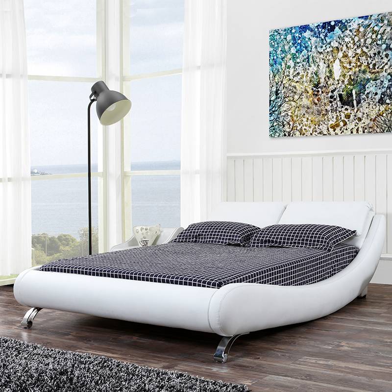 Factory sippluy double bed design furniture on sale G1163#
