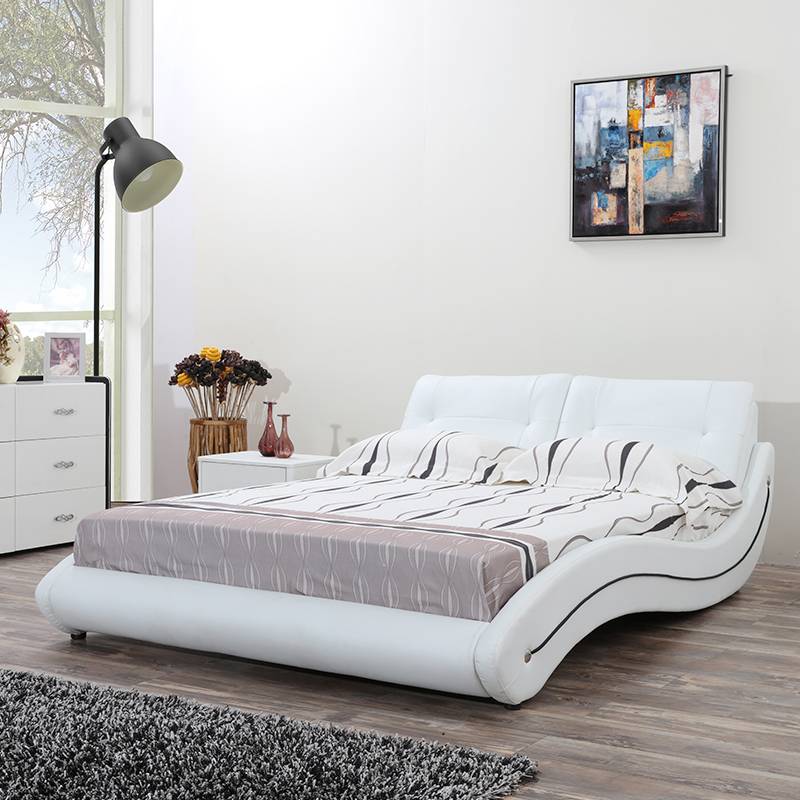 Leather bed soft PU PVC leather bed G1174#