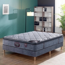 7 zone pocket coil double sleep euro pillow top mattress MF2019-A3#