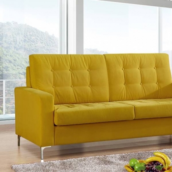 Yellow fabric cover sofa bedroom sofa office  sofa A809#