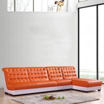 Armless personalized leather sofa A821#