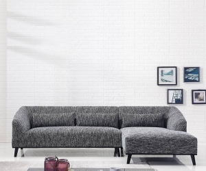European Style Corner Modern Living Room Leather Sofa A892#