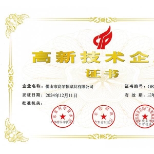 2025-3 Our company get Guangdong Province High-tech Enterprise Certificate
